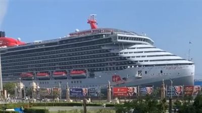 على متنها 3387 سائحًا.. الباخرة العملاقة ريزليانت ليدي تصل بورسعيد | بث مباشر 