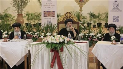 البابا تواضروس الثاني يشهد مؤتمر معهد تاريخ الكنيسة بالمعادي