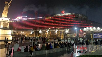 سفينة ريزليانت ليدي العملاقة تستعد لمغادرة ميناء بورسعيد السياحي | بث مباشر