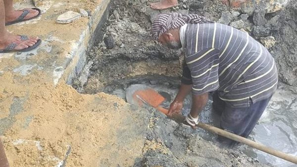 تركيب خط مياه