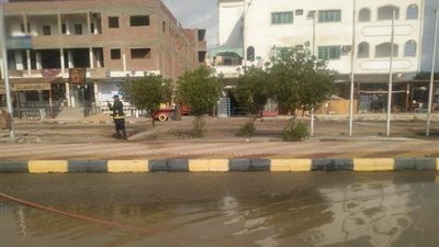 أمطار غزيرة تضرب مدينة مرسى علم جنوب البحر الأحمر| صور