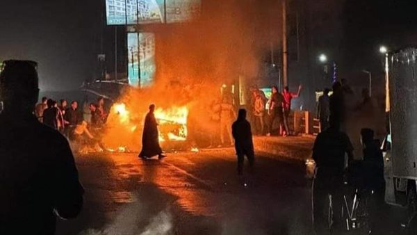 حريق السيارة