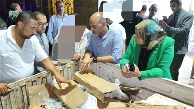 ضبط 1300 كيلو لحوم وأسماك مجهولة المصدر في المنوفية