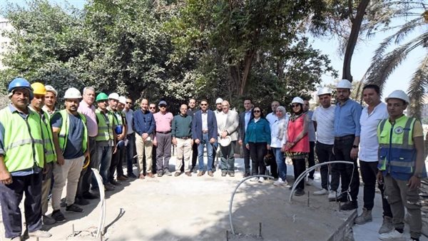 جانب من الجولة بحديقة