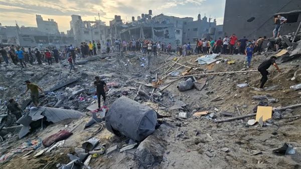 آثار مجزرة جباليا