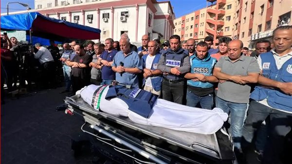  جنازة مراسل تليفزيون