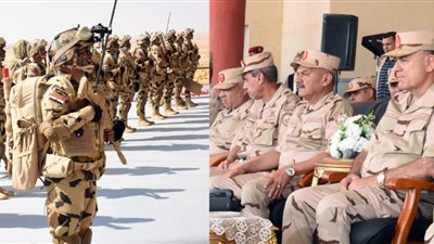 رئيس أركان القوات المسلحة يشهد تنفيذ الجيش الثاني الميداني أحد الأنشطة التدريبية