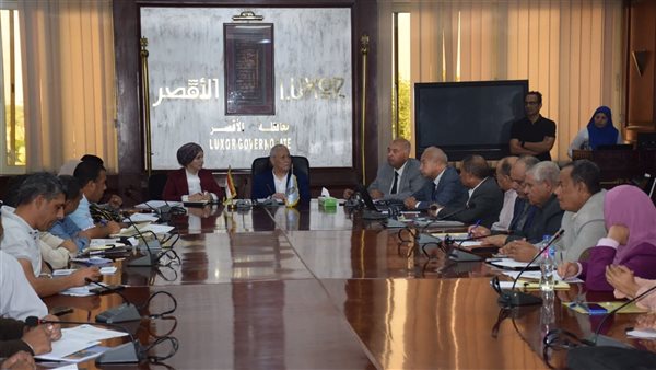 محافظ الأقصر يناقش