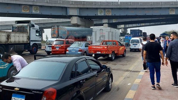 غلق طريق الإسكندرية