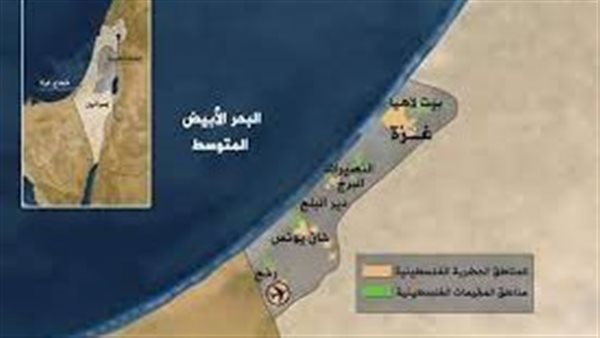 كم مساحة قطاع غزة