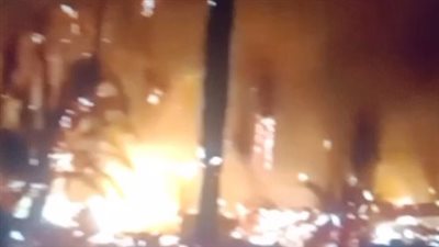 الحماية المدنية تسيطر على حريق نشب بزراعات النخيل في أسوان| بث مباشر 