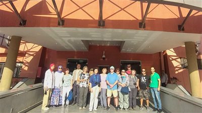 وفد مجري يتفقد محتويات متحف كفر الشيخ | صور