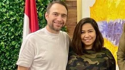 إطلالة بالمموه.. أحدث ظهور لشيرين عبد الوهاب مع حسام حبيب