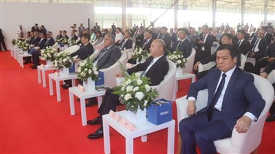 رئيس جهاز العاشر يشارك في فعالية اكتمال المباني الرئيسية لمجمع هاير مصر بحضور السفير الصيني