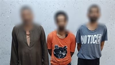 ضبط المتهمين بسرقة جزء من السور الحديدي لمحور صفط اللبن