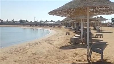خالية من الزوار.. الهدوء يسيطر على شواطئ طور سيناء| بث مباشر