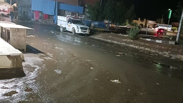 سقوط أمطار على أسوان