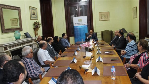 رئيس البورصة مع شركات