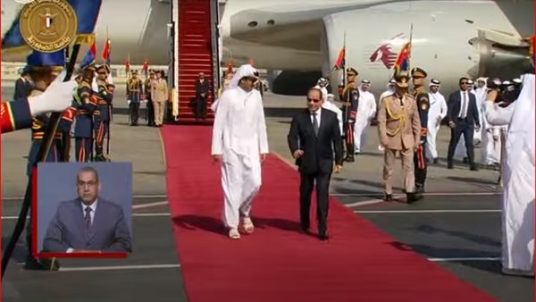 السيسي وأمير قطر