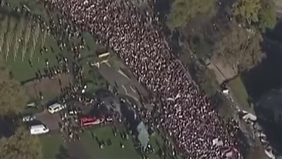  أكثر من 800 ألف مشارك في مظاهرة كبيرة بلندن لتأييد فلسطين والمطالبة بوقف إطلاق النار 