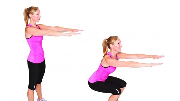 تمارين سكوات للتنحيف