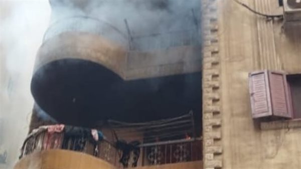 حريق عقار بفيصل