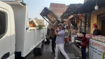 رفع 341 حالة إشغال طريق وتحرير 45 محضرًا خلال حملات مكبرة بالبحيرة