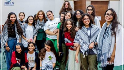 مدارس سكيلز الدولية تنظم وقفة تضامنية مع القضية الفلسطينية | صور