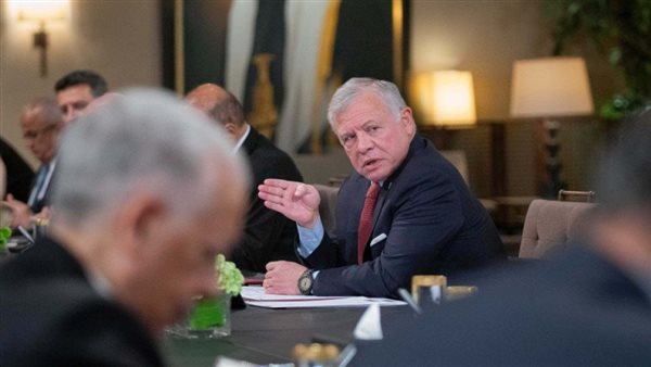 لقاء ملك الأردن اليوم