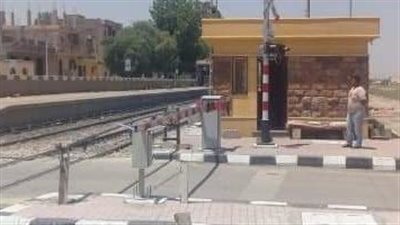 غلق أحد المزلقانات بمدينة الواسطى ببني سويف لمدة 3 أيام