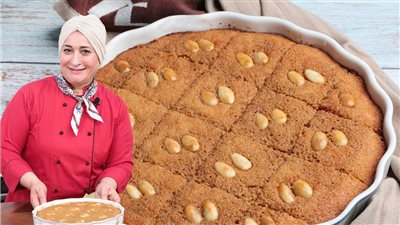 6 وصفات لعمل بسبوسة جوز الهند منال العالم إضافات رائعة لا تفوتك | فيديو