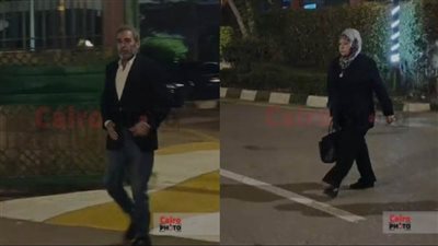 عفاف شعيب وأحمد عبد العزيز وإيهاب فهمي يقدمون واجب العزاء في الفنان عثمان محمد علي | صور