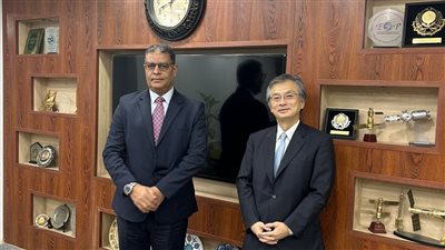 الاستشعار من البعد تبحث سبل دعم التعاون المشترك مع سفير اليابان بالقاهرة