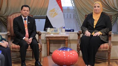 وزيرة التضامن تناقش مع سفير ماليزيا بالقاهرة سبل التعاون لإيصال مساعدات إلى غزة 