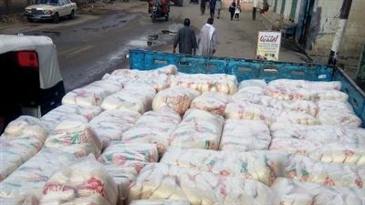 التموين تضبط 3.5 طن سكر مُدعم قبل بيعها في السوق السوداء بالشرقية