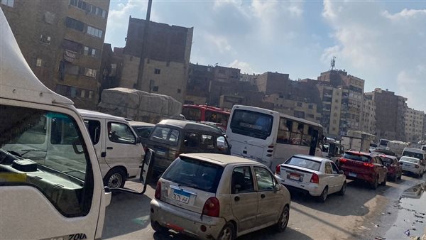 تكدس بالطريق الدائري