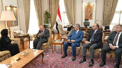 وزير الخارجية يلتقي وزيرة الدولة القطرية للتعاون الدولي