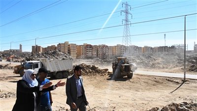جولة ميدانية لنائبة محافظ أسوان بحي اللوتس للإسراع في إنهاء عدد من المشروعات الخدمية