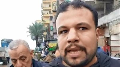 أحد المتضررين من حادث اصطدام شاحنة بمحلات في الدقهلية: عايزين مطبات ورادار لحمايتنا