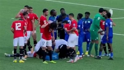 إصابة حمدي فتحي بعد تدخل عنيف من لاعب سيراليون