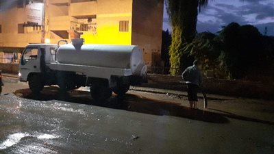 استمرار كسح مياه الأمطار على مدار اليوم لحين انتهاء موجة الطقس السيئ بكفر الشيخ