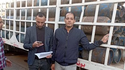 ضبط 225 أسطوانة غاز قبل بيعها في السوق السوداء بالبحيرة