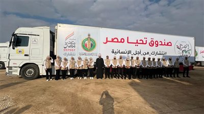 بتوجيهات شيخ الأزهر.. 40 شاحنة لبيت الزكاة تعبر ميناء رفح دعمًا لأهلنا في غزة