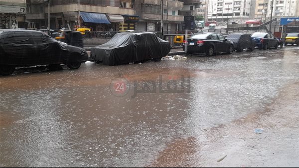 هطول أمطار على الإسكندرية