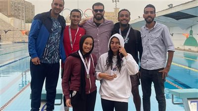 جامعة بنها تفوز بثلاثة مراكز في بطولة سباحة الزعانف للجامعات والمعاهد العليا 