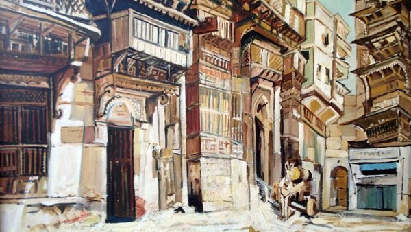 إحدى لوحات فاروق