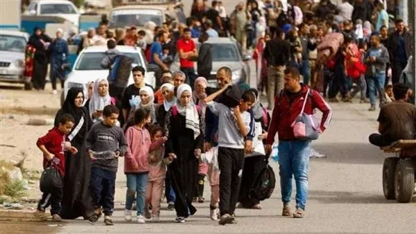 نزوح أهالي غزة