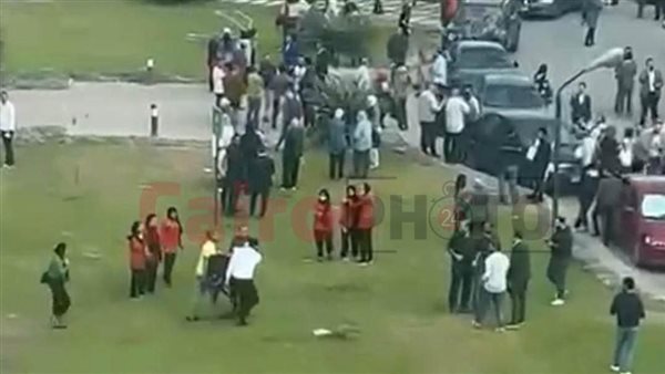 لحظة خروج الموظفين