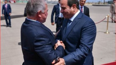 ملك الأردن: نقف إلى جانب مصر في خندق واحد.. وموقفنا مشترك بشأن التهجير