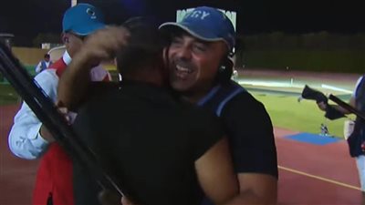 وزير الرياضة يهنئ عبد العزيز محيلبة بالذهبية التاريخية في كأس العالم للرماية بقطر